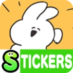 sarcastic rabbit stickers android application logo